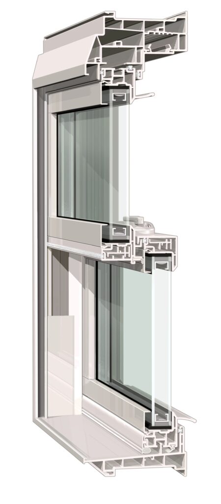 Mezzo Triple Pane cross section