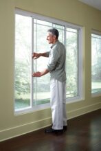 Mezzo sliding window easy cleaning